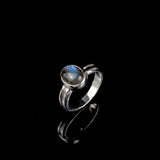 stone double ring