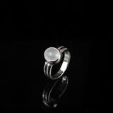 stone double ring