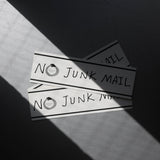 NO JUNK MAIL